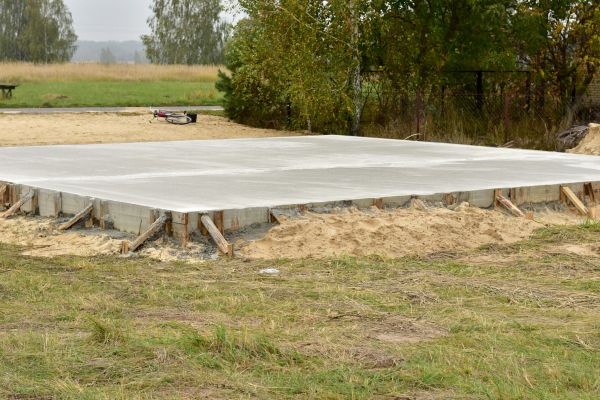 Concrete Base Installation in Canton
