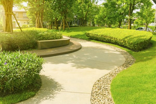 Cement Walkway Installation in Canton