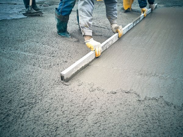 Cement Slab Installation in Canton
