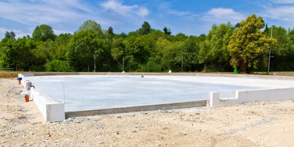 Basement Floor Pouring in Canton