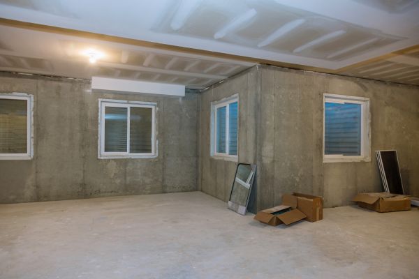 Basement Concrete Installation in Canton