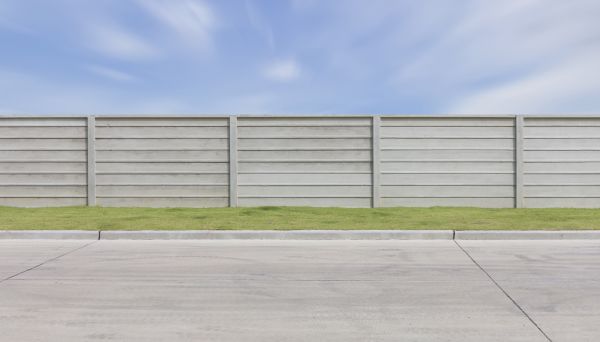Concrete Fence Installation in Canton