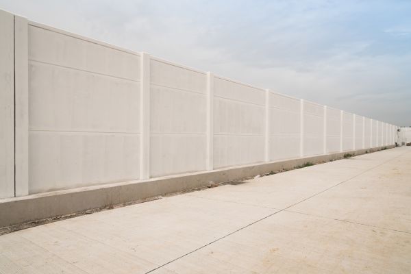Concrete Fence Construction in Canton