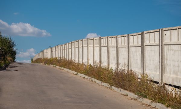 Cement Fence Installation in Canton