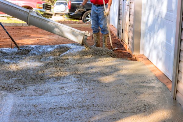 Cement Driveway Pouring in Canton
