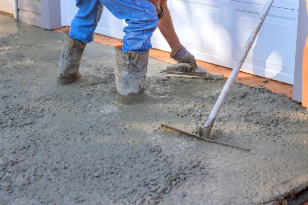 Driveway Slab Construction in Canton