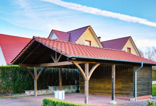 Carport Base Construction in Canton