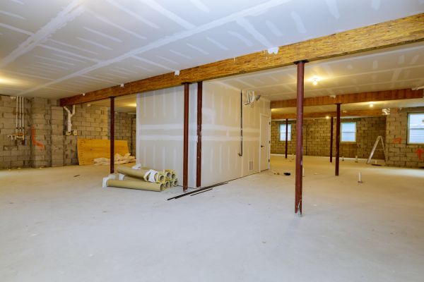 Basement Slab Installation in Canton