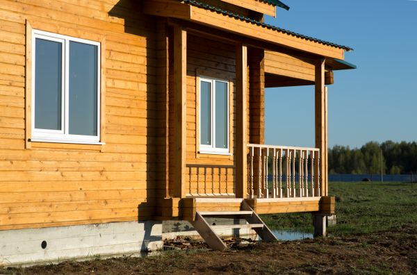 Cabin Footing Construction in Canton