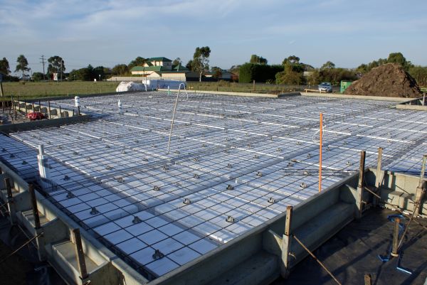 Barn Pad Construction in Canton