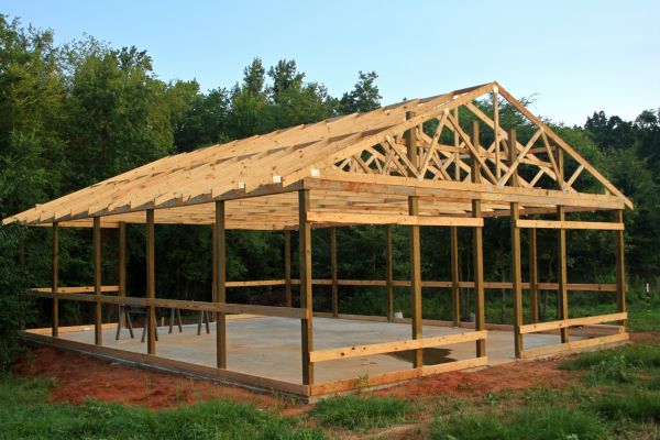 Barn Pad Installation in Canton