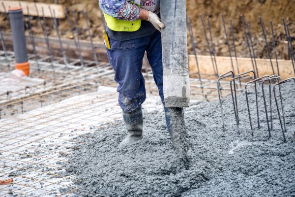 Cabin Foundation Pouring in Canton